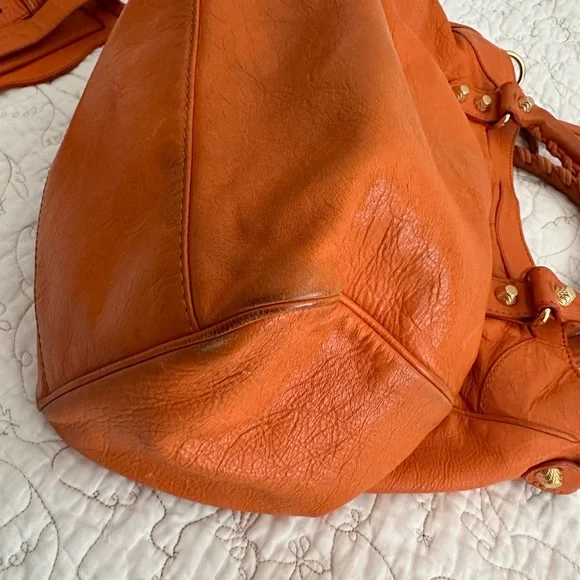 Balenciaga Velo Orange Crossbody Bag - Picture 10 of 15